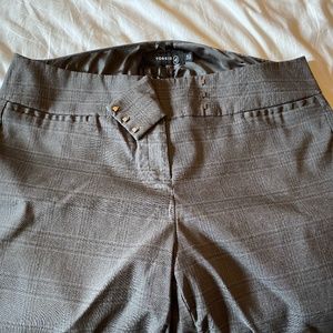 Torrid Gray Plaid Trousers